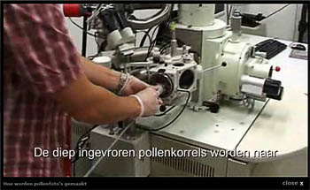 to a film of hooikoort.tv about the laser and the electronmicroscope of GI in Nijmegen