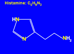 Histamin molecule animation